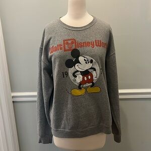 Vintage Walt Disney World, Mickey Mouse sweatshirt from 1971.